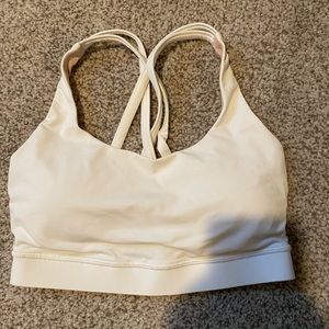 Lululemon White Sports Bra